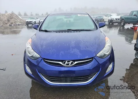 2012 Hyundai Elantra Gls from USA, damaged, VIN 5NPDH4AE0CH098708